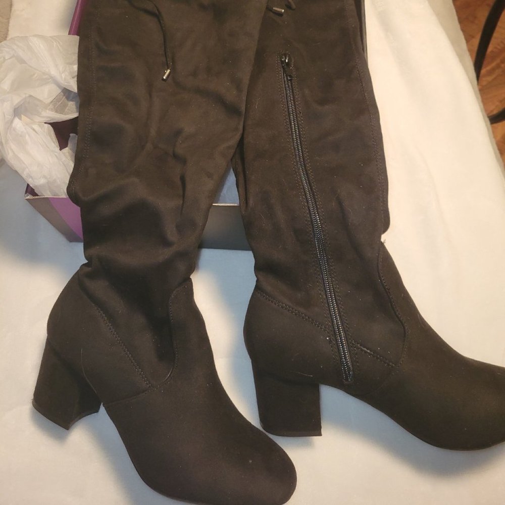 NIB Lane Bryant Black Wide Calf Boot